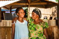 DRC women smiling