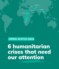 6 top crises graphic 2024