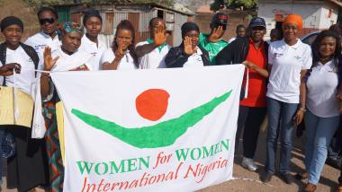 WfWI saying NO to Domestic Violence 