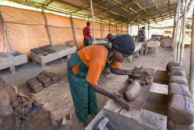 Brick Making, photo by Alison Wright