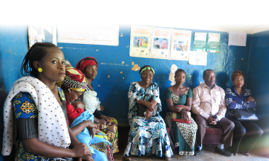 Program participants receive health education at the Birava Health Center