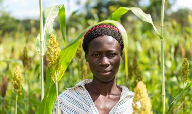 South Sudan Woman in Feild