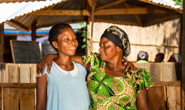 DRC women smiling