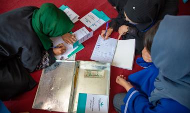 Women participating in Women for Women International's training program.