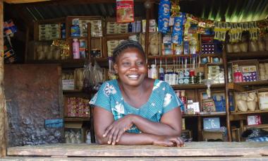 Woman in shop 