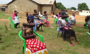 Coughing demonstration in South Sudan