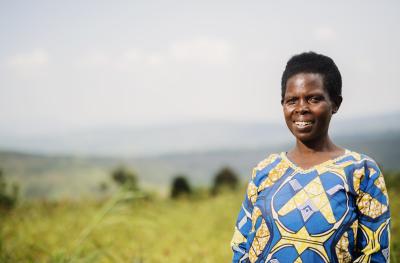 Woman in field